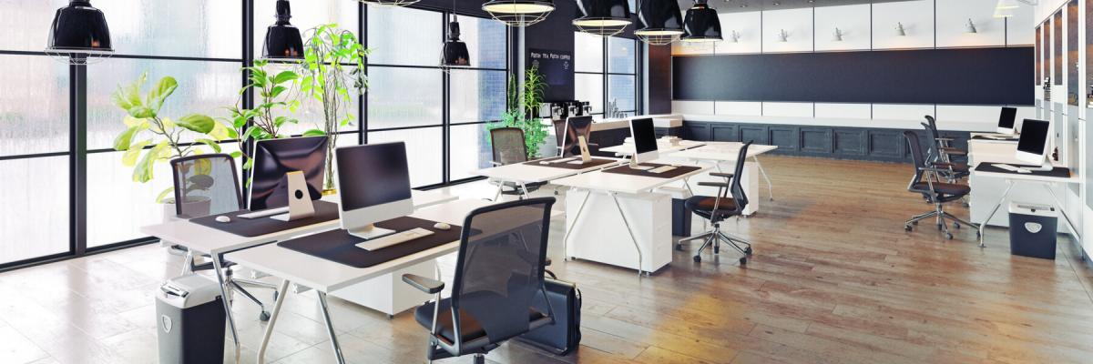 Office furniture inside a nonprofit